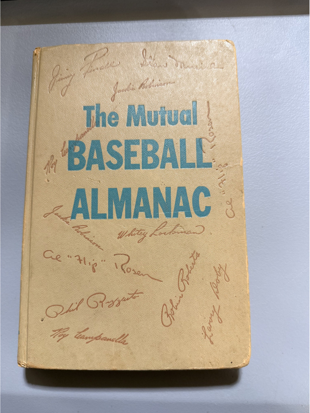 The Mutual Baseball Almanac 1954 Roger Kahn Al Helfer Jackie Robinson Facs PB
